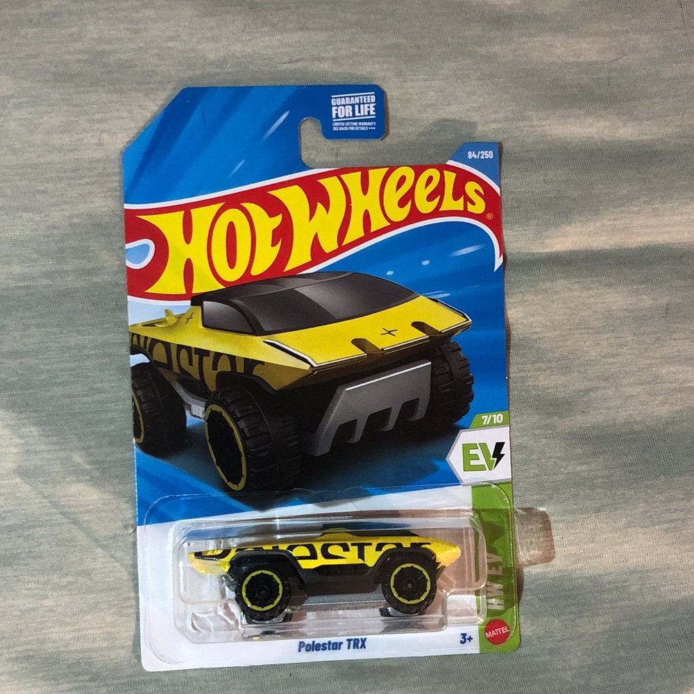 Polestar TRX Yellow Toy Car